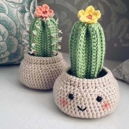 Crochet Cactus Car Dashboard Decor, Cute Home Office Decor
