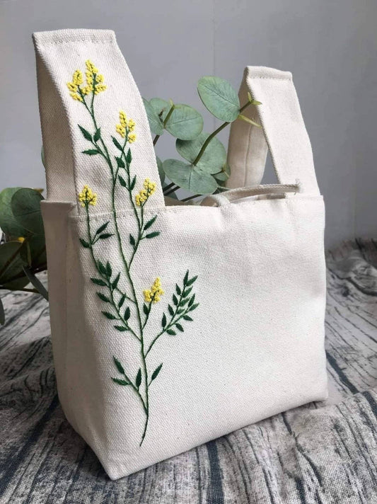 Flowered Lunch Bag