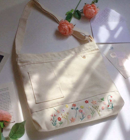 Floral Cloth Bag
